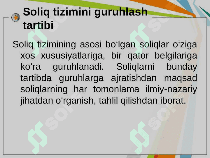 O’zbekiston Respublikasida amalda bo'lgan soliqlar va boshqa majburiy to'lovlar 8