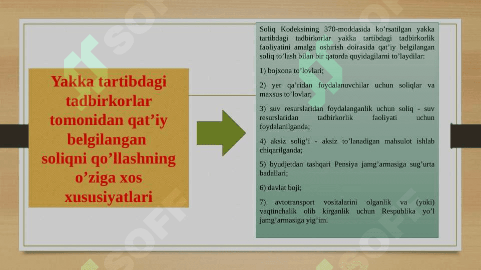 QAT’IY BELGILANGAN SOLIQ 3