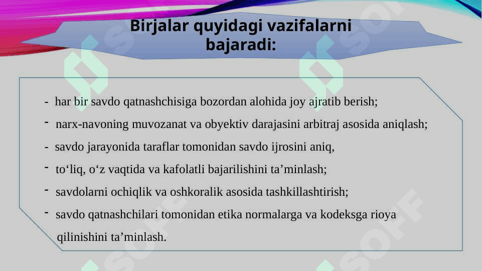 Birja va Toshkent Respublika fond birjasi 8