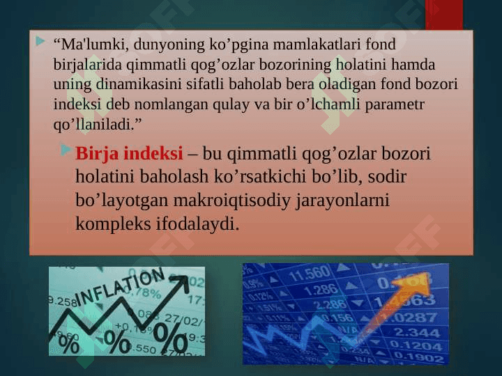 Fond indekslari 3