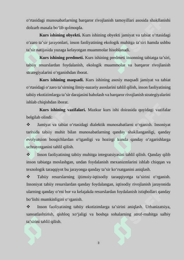 Jamiyat va tabiatning oʻzaro taʼsiri va uning oqibatlari 3