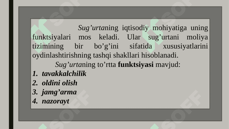 Moliya bozori institutlari (sug'urta va bank) 5
