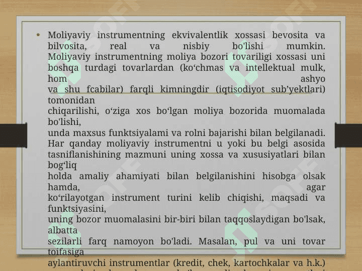 Moliya bozori instrumentlari va aksiya 4