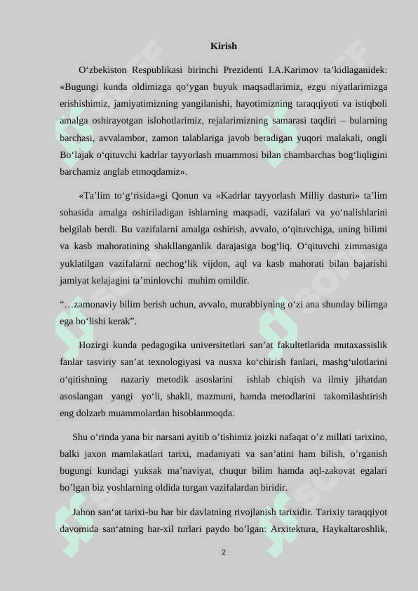 XV-XVII asrlarda Fransiya san’ati 2