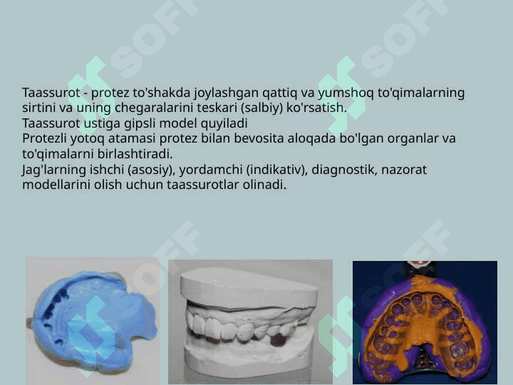 Qolip materiallari. Qayta nashrlar 2