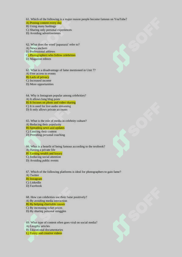 English language test base 7