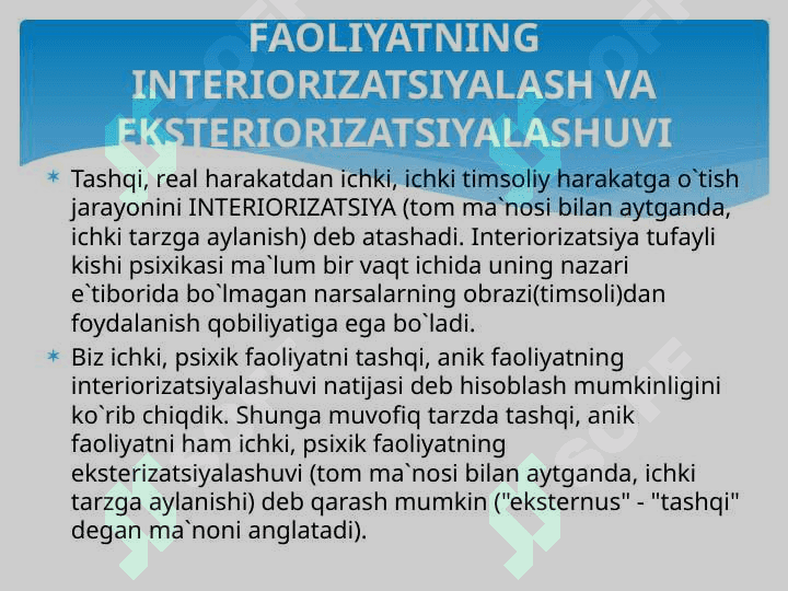 FAOLIYATI BORASIDA PSIXOLOGIK NAZARIYALAR 7