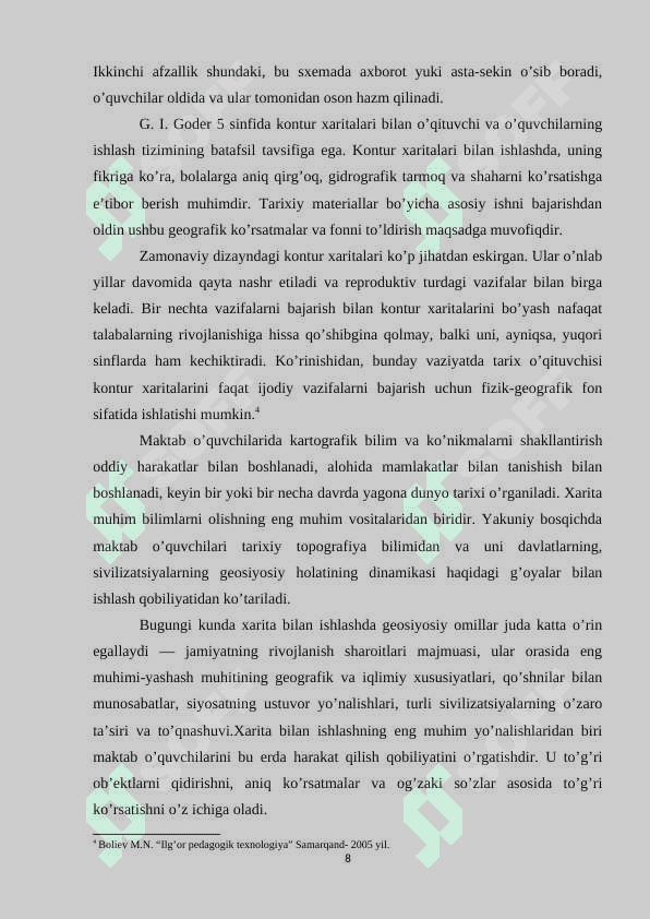 9-Sinfda Jahon tarixini o’qitishda o’quv xaritalaridan foydalanish 8
