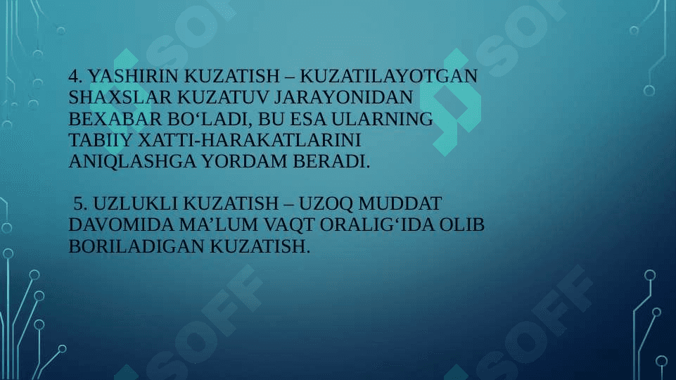 Pedagogik diagnostikaning kuzatish, suhbat va eksperimental tashxis metodlari 7