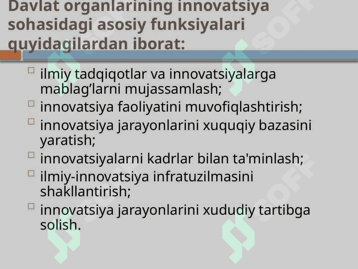 INNOVATSIYALARNING SOHALAR BO`YICHA 6