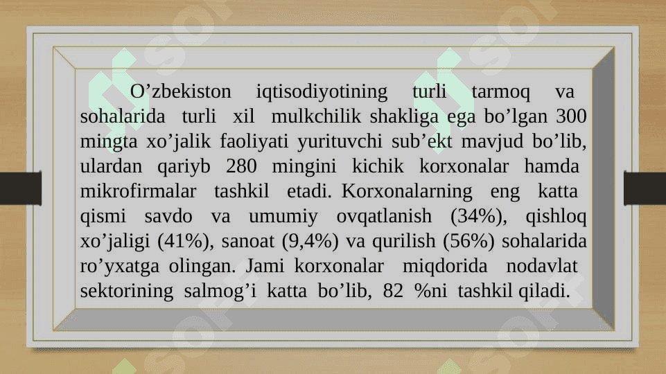 Korxona-bozor iqtisodiyoti tizimi sifatida 5
