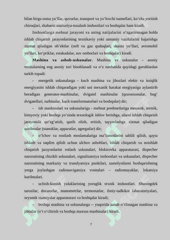 Asosiy vositalarni turkumlash va ularni baholash 6