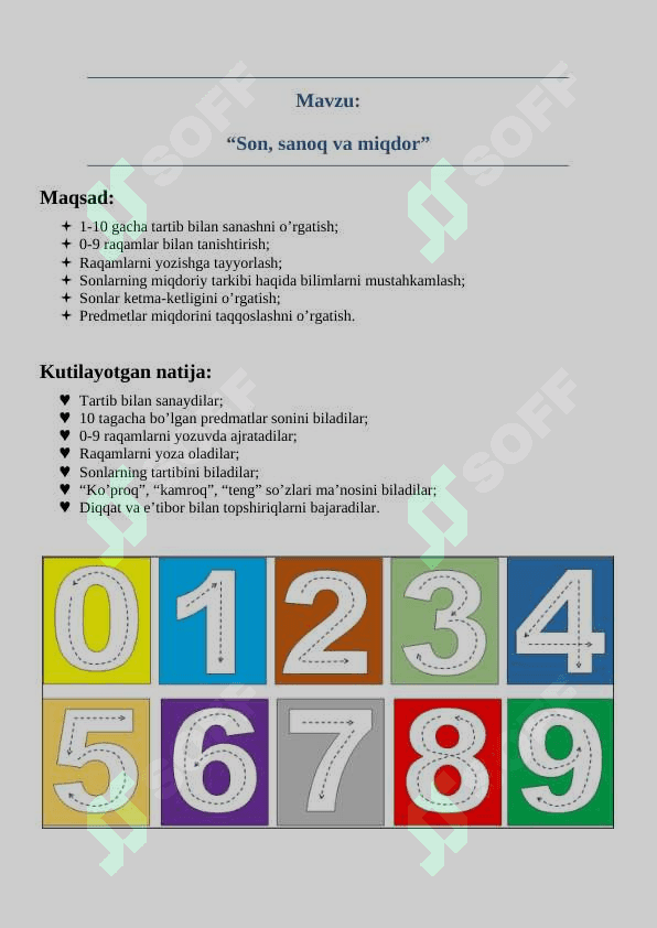 Elementar matematik tasavvurlarni shakllantirish. topshiriqlar to'plami 4-5 yosh. 7