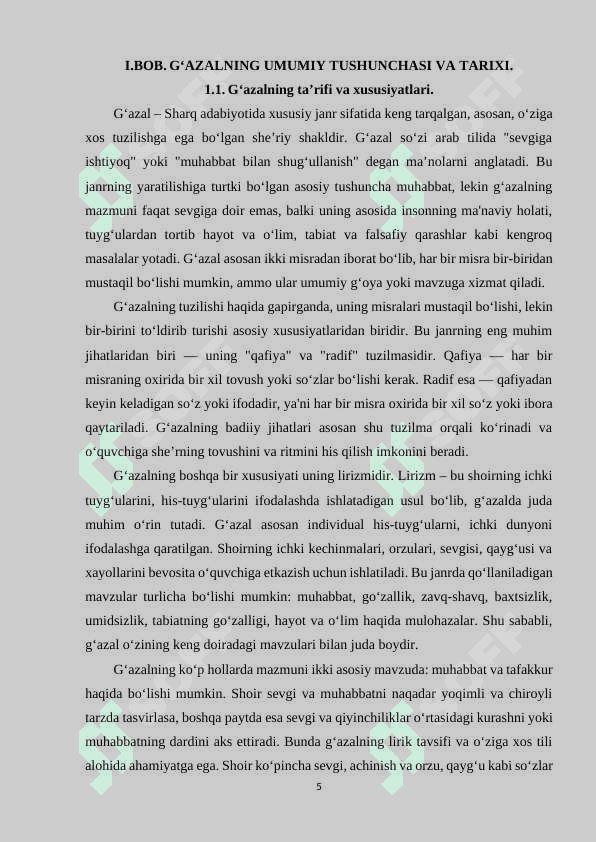 G‘AZAL VA UNING TURLARI. 4
