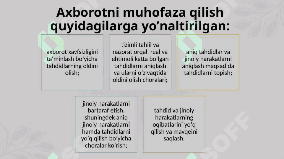 Axborot psixologik xavfsizlikning vazifalari, asosiy yo’nalishlari va metodlari 20.pptx 6