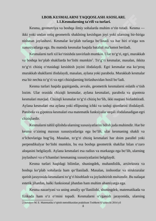KESMALARNI TAQQOSLASH VA O‘LCHASH MAVZUSINI O‘QITISH METODIKASI. 5