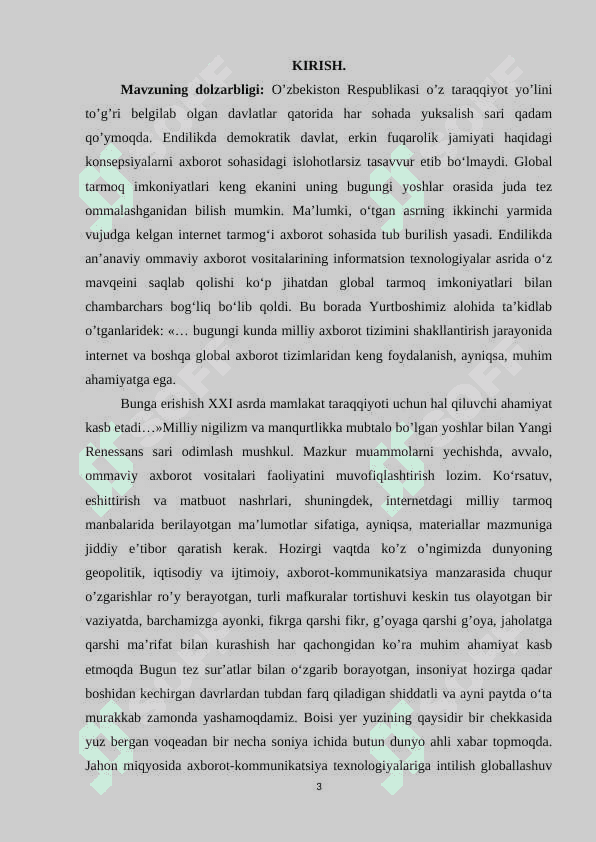 Globallashuv jarayonida tarbiyaga salbiy ta’sir etuvchi omillar va uning oldini olish usul va vositalari 3