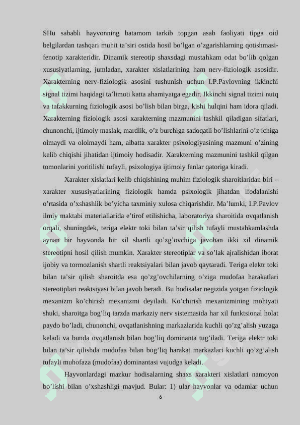MAKTABGACHA DAVR BOLALARINING XARAKTER XUSUSIYATLARINING RIVOJLANISHI 6