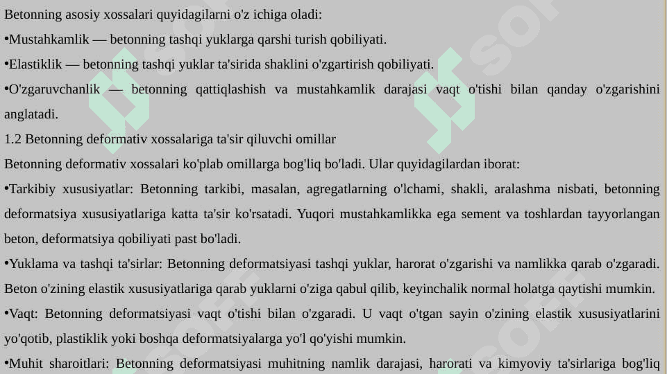 Betonning deformativ xossalari 4