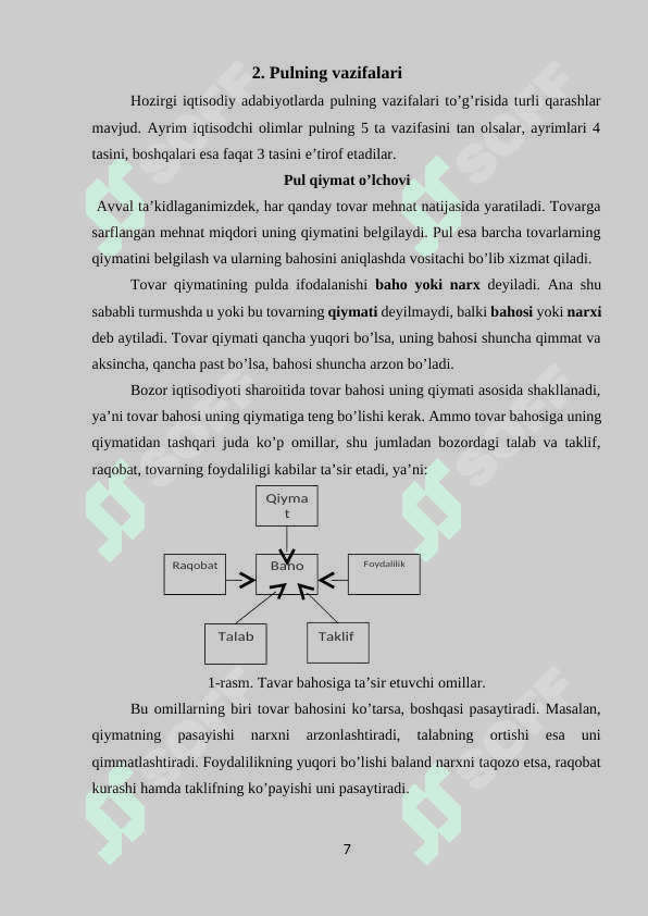 Pul tizimi evolyutsiyasi va uning turlari 7