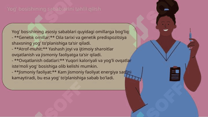 Yogʻ bosishi, semirish, giperlipidemiya, sfingolipidozlar 3