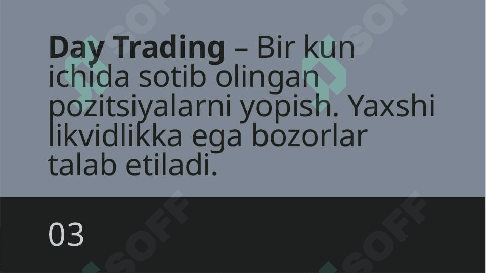 TRADING HAQIDA 15 TA MUHIM PUNKT 4
