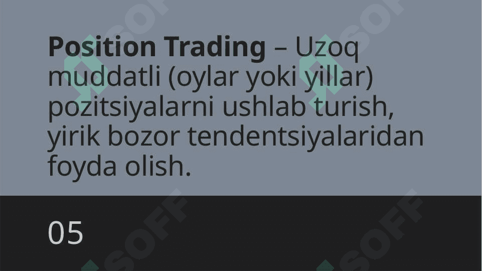 TRADING HAQIDA 15 TA MUHIM PUNKT 6