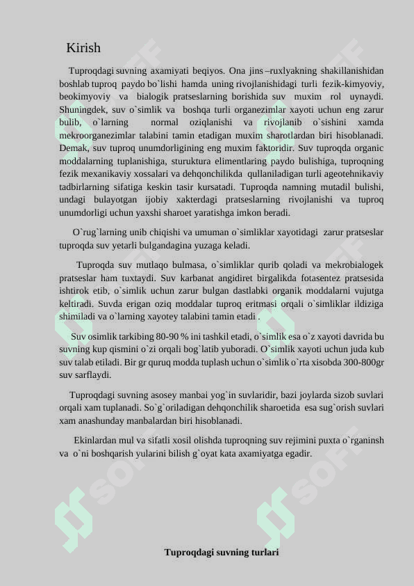 Tuproq tarkibidagi suv 2