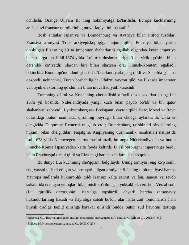 LYUDOVIK XIV NING ICHKI VA TASHQI SIYOSATI 7