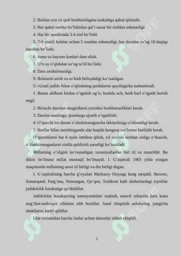 Mahmudxo’ja Behbudiyning ijtimoiy pedagogik qarashlari 7