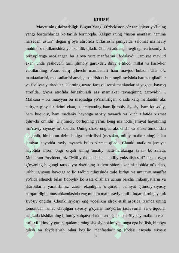 maktabda mafkuraviy tarbiyani tashkil etish metodikasi. bo’lajak o’qituvchilarni ma’naviy axloqiy tarbiyalashning mohiyati va vazifalari 3