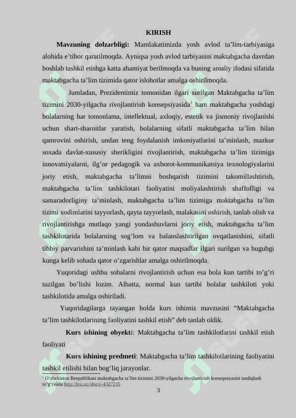 MAKTABGACHA TA’LIM TASHKILOTINING MODDIY BAZASINI VUJUDGA KELTIRISH VA MUSTAHKAMLASH 3