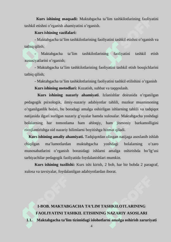 MAKTABGACHA TA’LIM TASHKILOTINING MODDIY BAZASINI VUJUDGA KELTIRISH VA MUSTAHKAMLASH 4