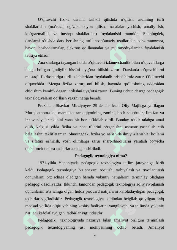 Fizika ta’limida axborot texnologiyalarni joriy qilish 3