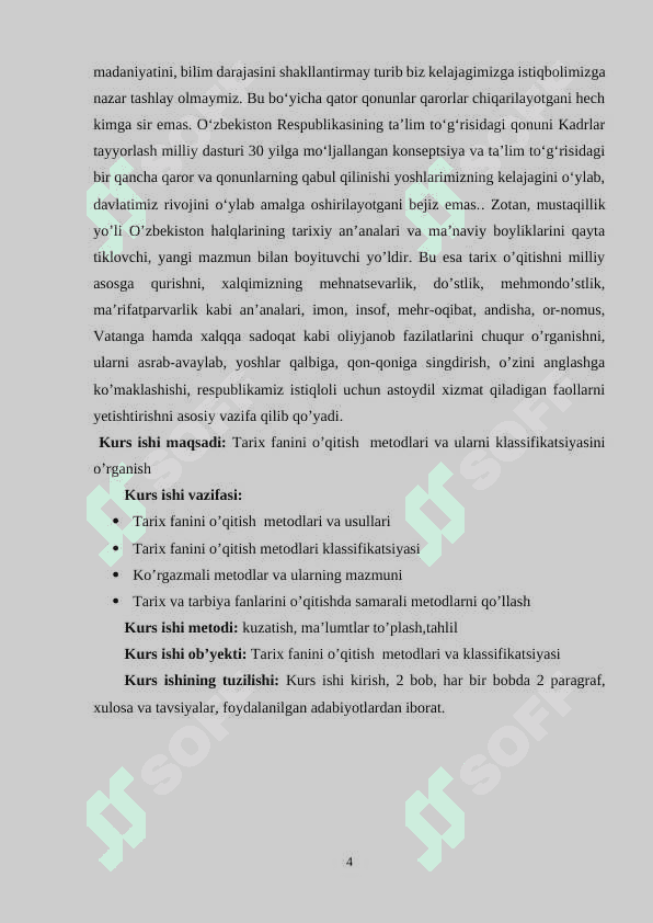 TARIX FANINI O'QITISHNING  METODLARI VA KLASSIFIKATSIYASI 4