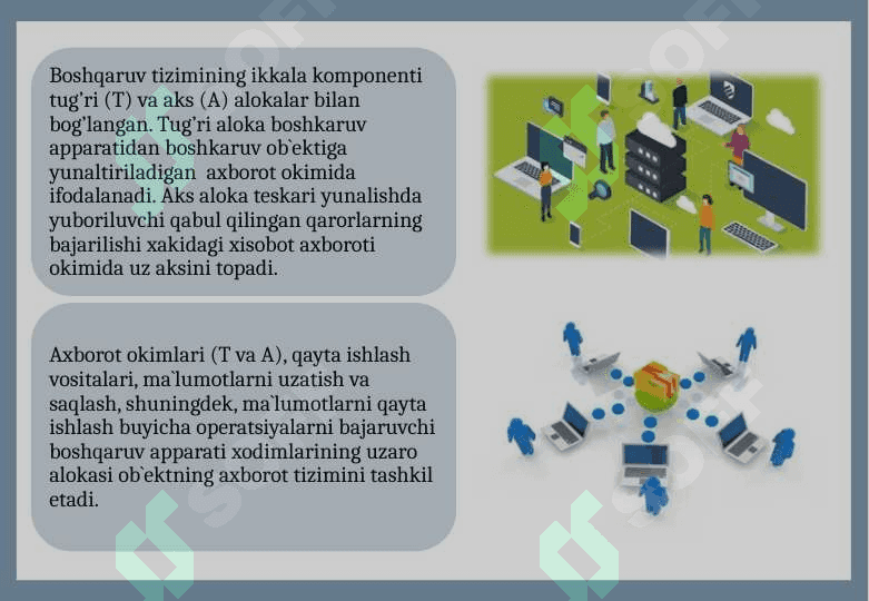 AXBOROT SO'ROV TIZIMLARI. AXBOROT MULOQOT TIZIMI 8