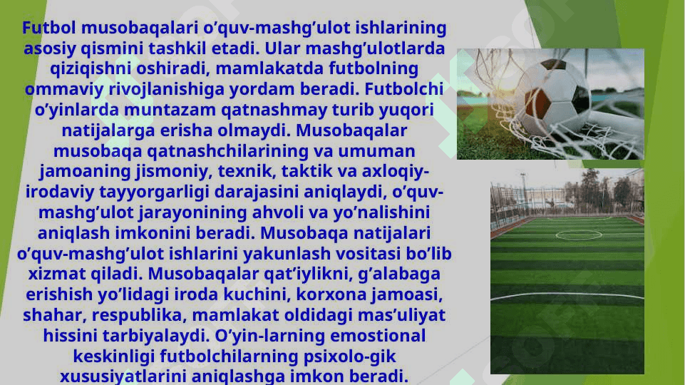 Futbol va gandbol sport turlari bo'yicha musobaqalarni o'tkazish usullari va hakamlik qilish 3