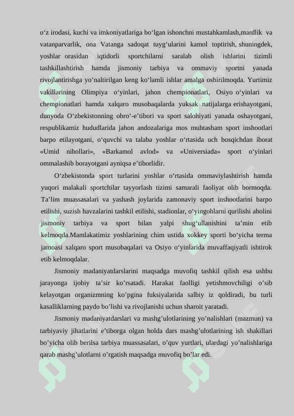 Sovuq va issiq havo sharoitda trenirovka va musobaqa 3
