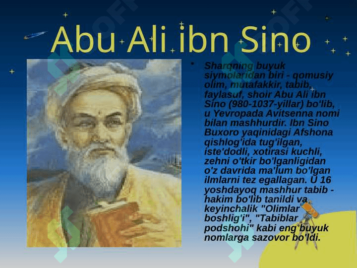 Abu Ali Ibn Sinoning ta`limiy qarashlari 2