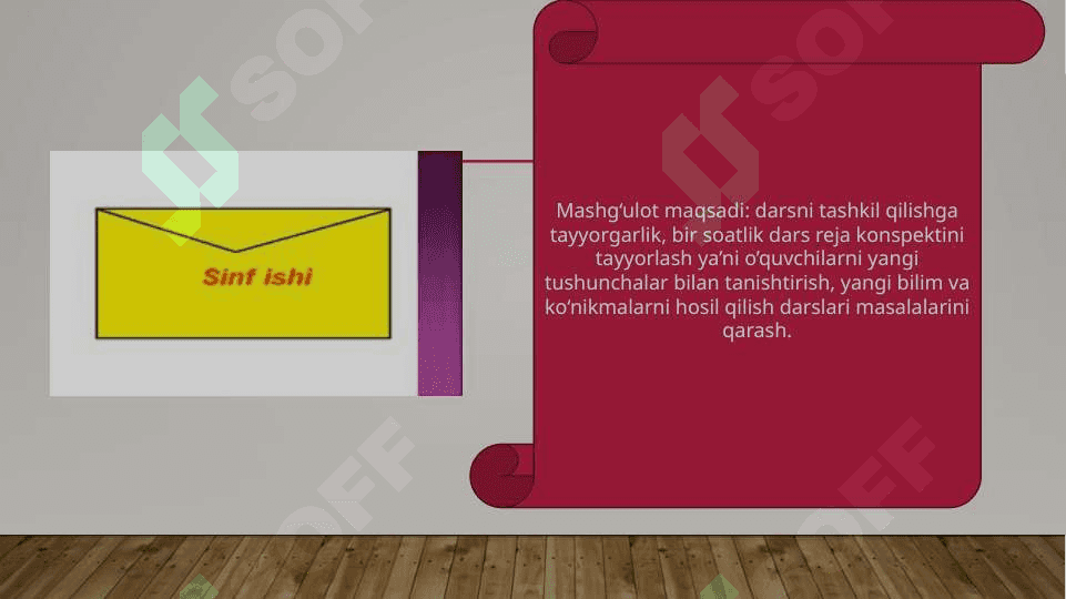 TAYYOR DARS REJASINI BAHOLASH 2