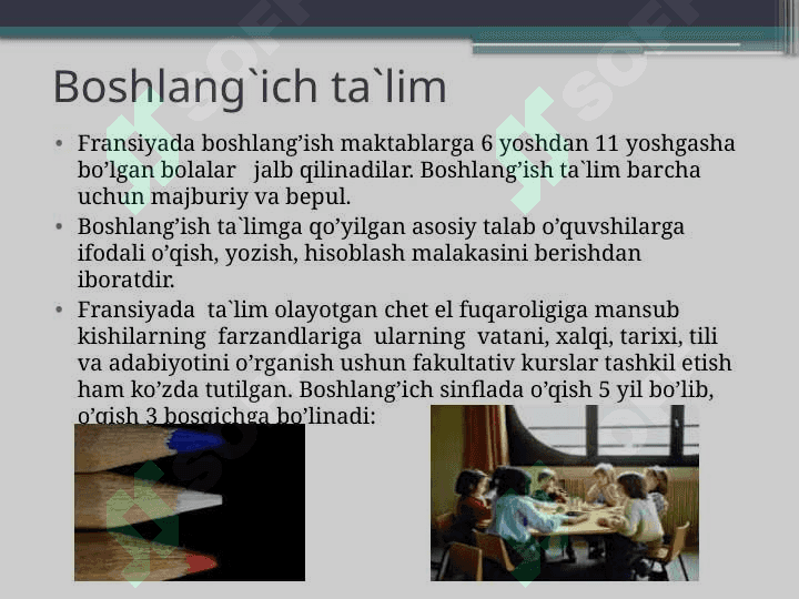 Fransiya ta'lim tizimi 5