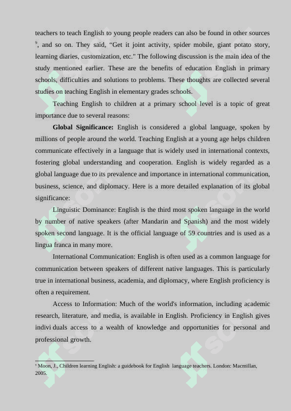 TEACHING ENGLISH TO CHILDREN AT A PRIMARY SCHOOL APPLYING NEW METHODS 5