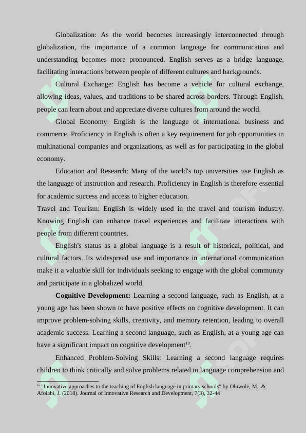 TEACHING ENGLISH TO CHILDREN AT A PRIMARY SCHOOL APPLYING NEW METHODS 6