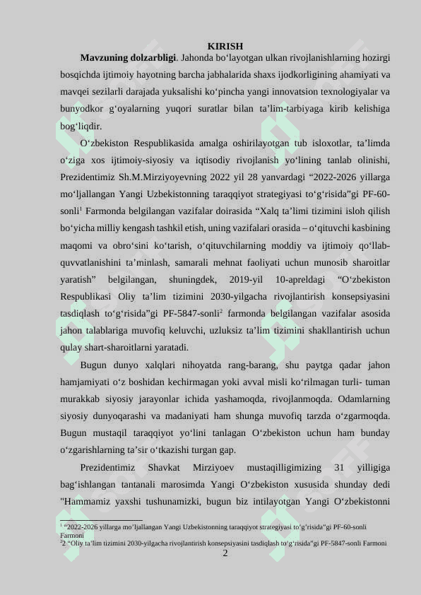 ZAMONAVIY TA’LIM MENEJMENTI O‘QITUVCHISI VA ULARGA QO‘YILADIGAN TALABLAR 2
