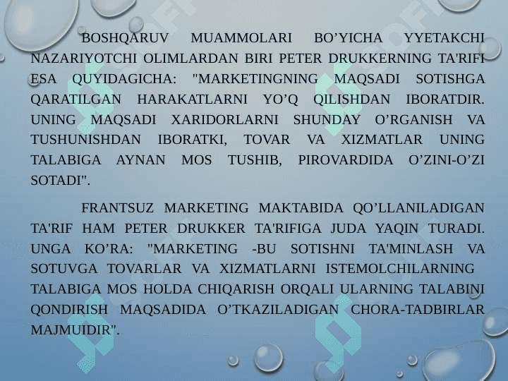 MARKETINGNING  MOHIYATI, MAQSADI VA VAZIFALARI pptx 4
