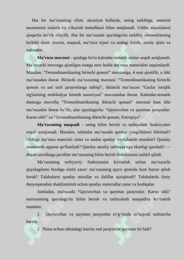 Fizikani o’qitishning turt shakli ma’ruza  masala yechish labaratoriya praktikumi mustaqil bilim olish 8
