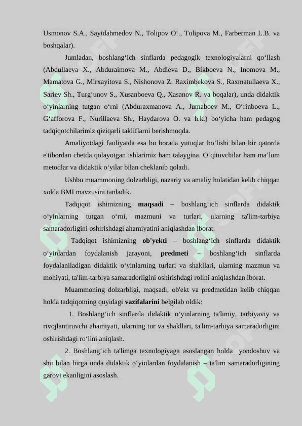 BОSHLANG‘ICH SINFLARDA DIDAKTIK О‘YINLARDAN  FОYDALANISHNING NAZARIY-PEDAGОGIK ASОSLAR 4