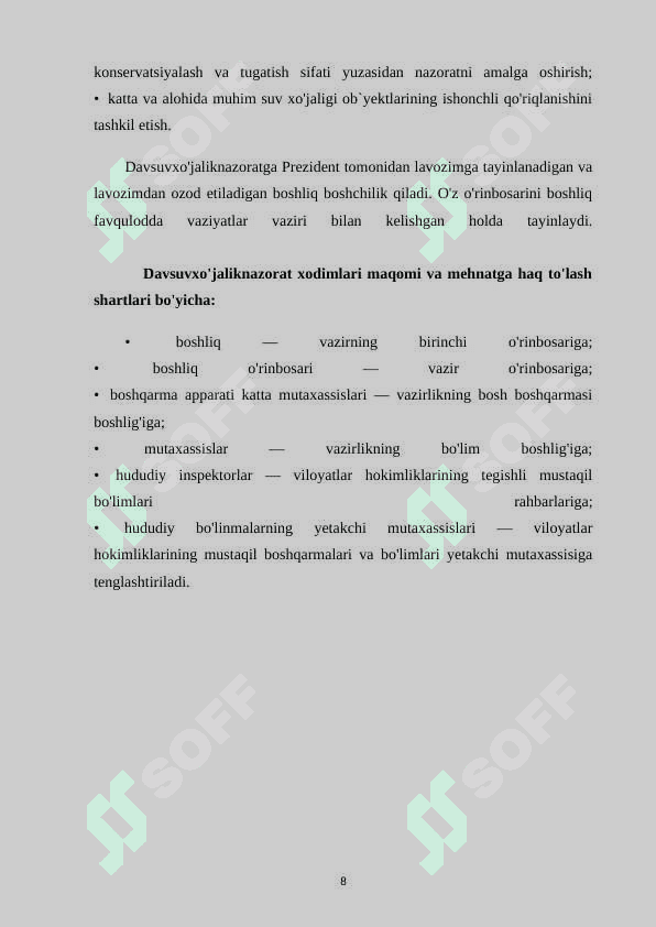 Fuqaro muhofazasi rejalari va ularni tuzish tartibi 8
