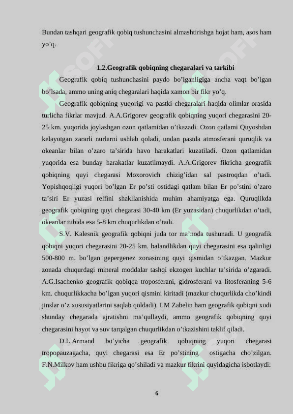 Geografik qobiqdagi moddalarning kimyoviy va fizik xossalari 6