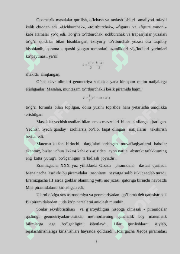 GEOMETRIYA fani haqida 6